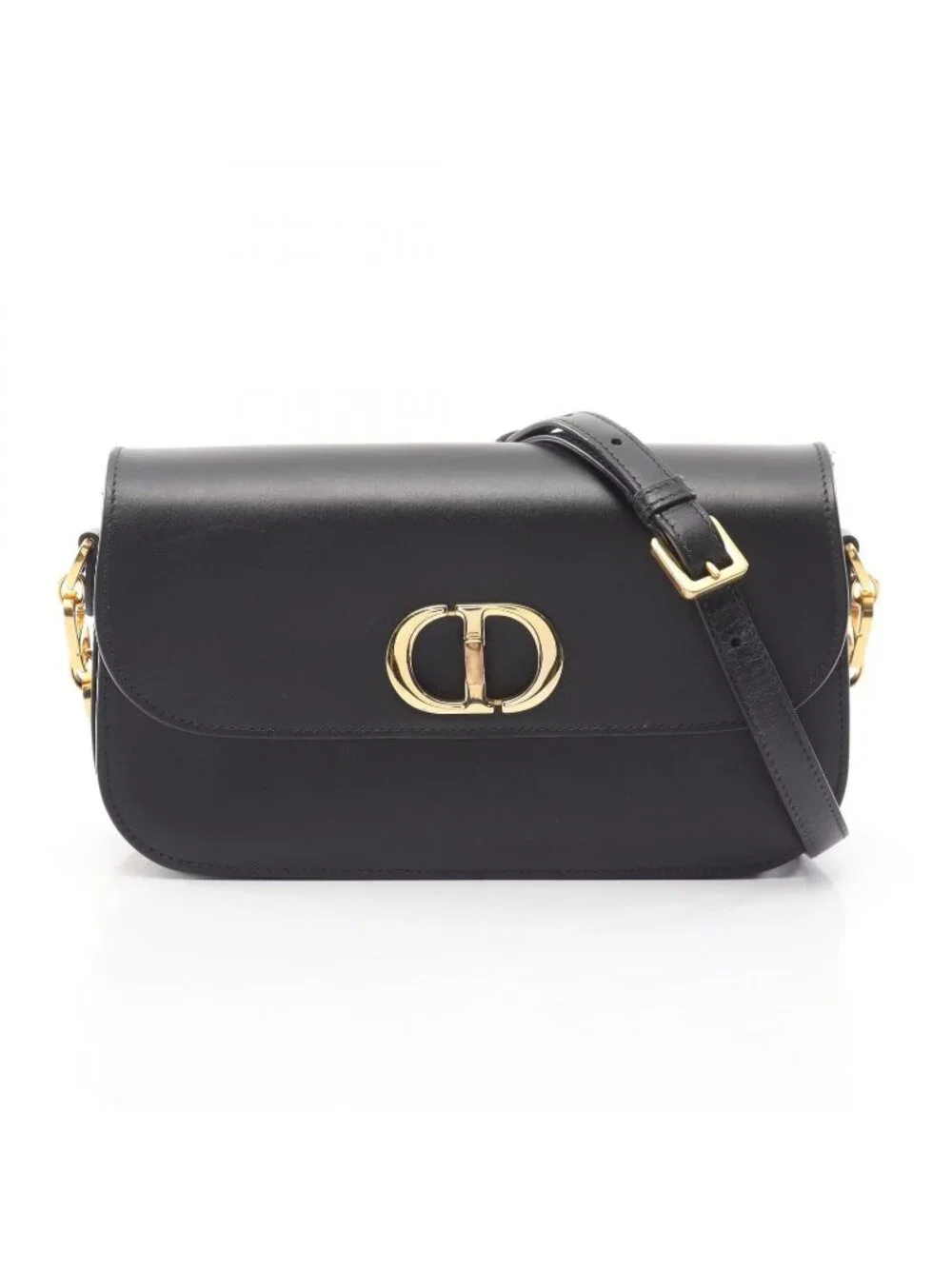 Dior Shoulder Bag 30 Montaigne Avenue Black Leather 30 Small